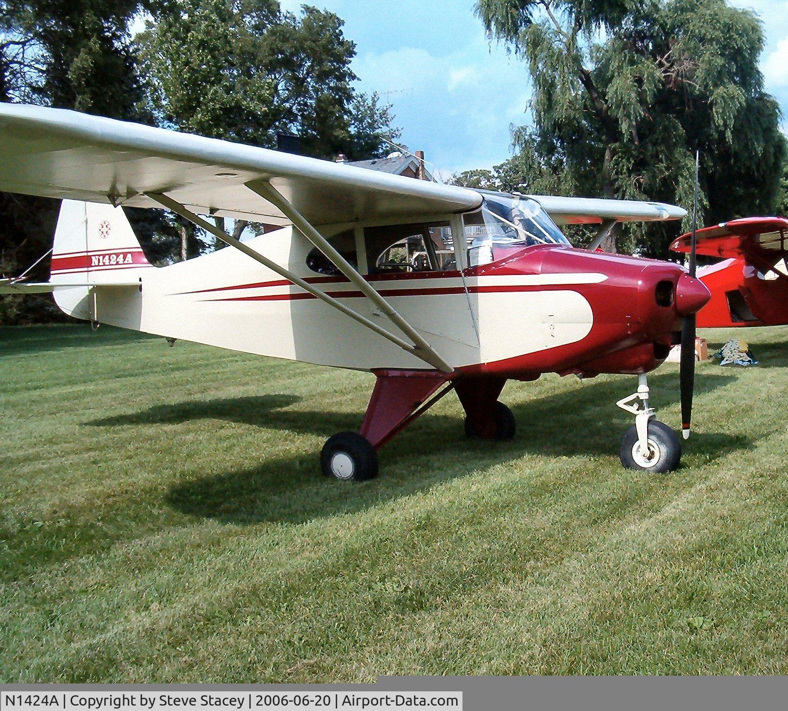 N1424A, 1951 Piper PA-22 C/N 22-338, 1951 Piper-Tripacer Rebuilt in 2003
