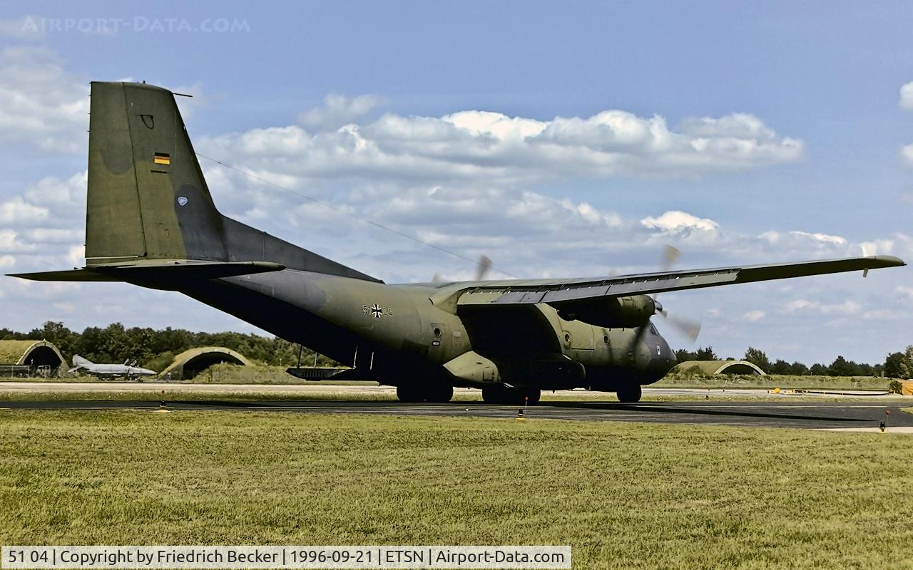 51 04, Transall C-160D C/N D141, taxying back to the flightline