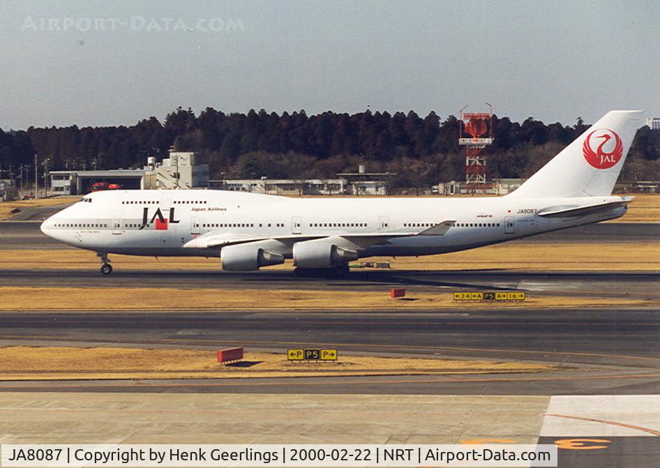 JA8087, 1992 Boeing 747-446 C/N 26346, Japan Airlines - JAL