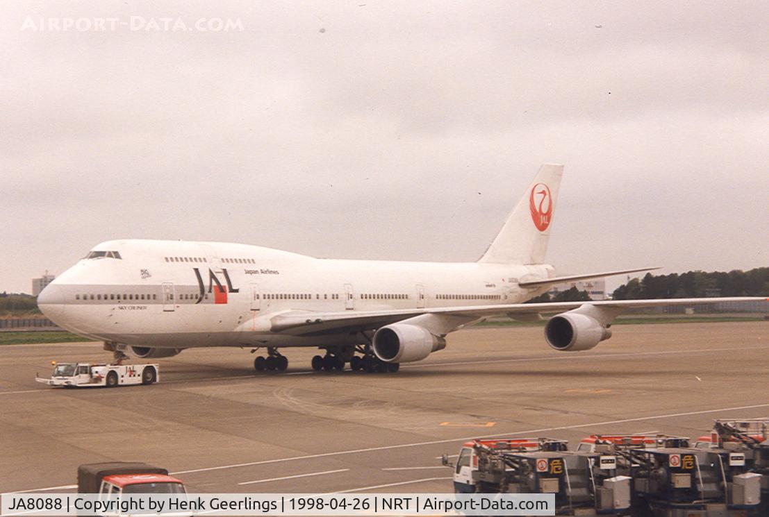 JA8088, 1992 Boeing 747-446 C/N 26341, Japan Airlines - JAL