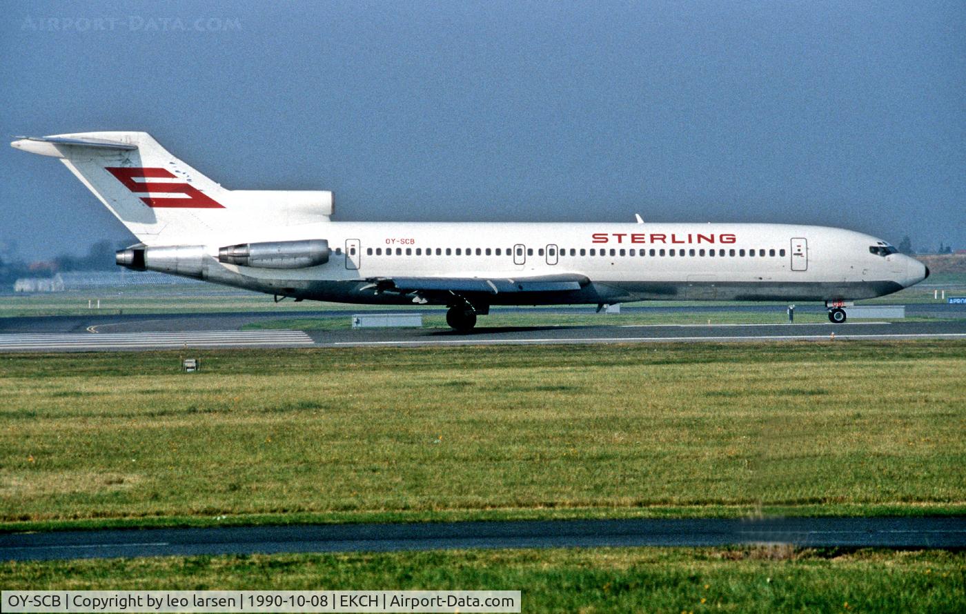 OY-SCB, 1981 Boeing 727-221 C/N 22536, Copenhagen Kastrup T/O run R-04R