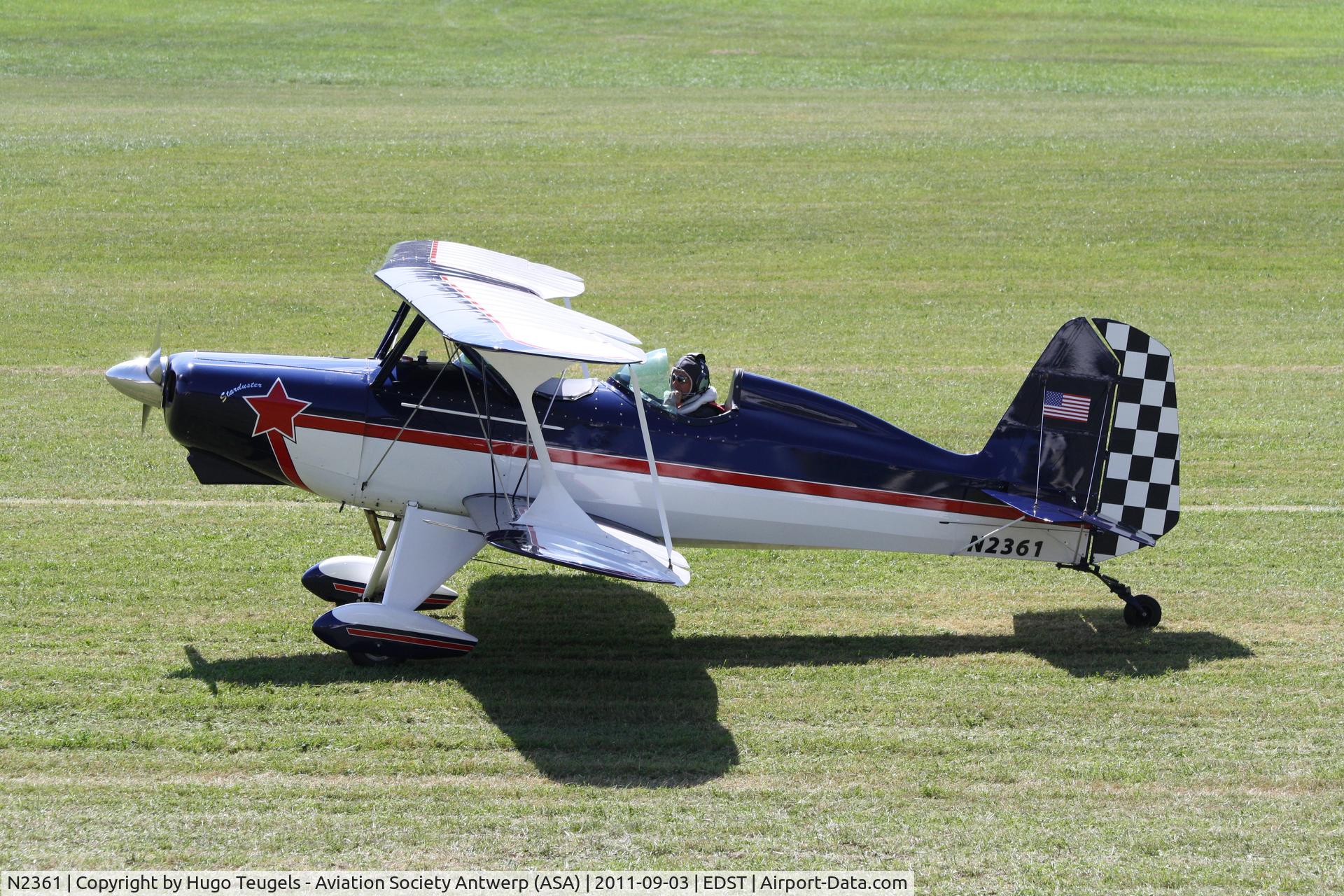 N2361, 1971 Stolp SA-300 Starduster Too C/N MRD, new in database