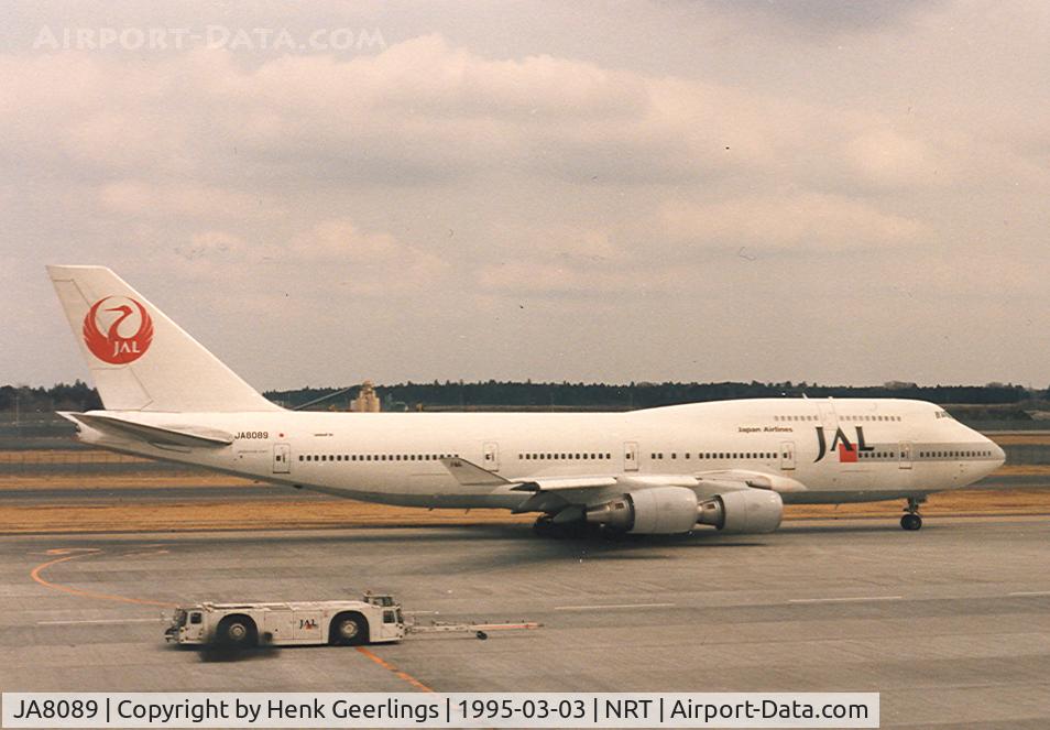 JA8089, 1992 Boeing 747-446 C/N 26342, Japan Airlines - JAL