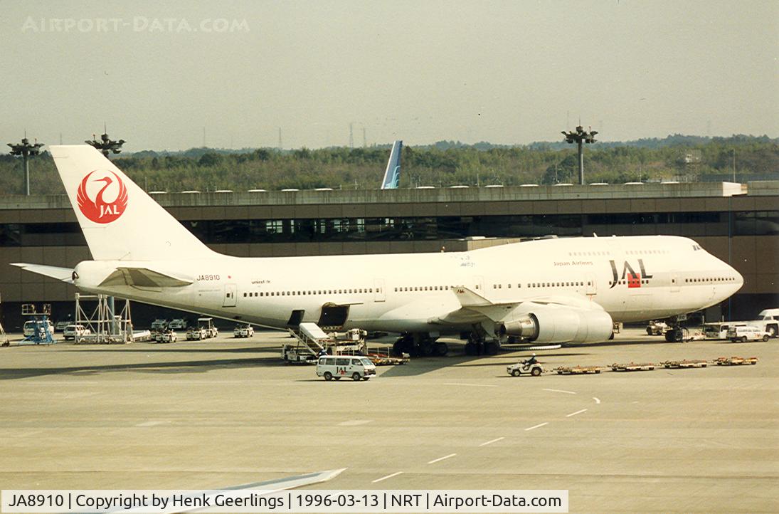 JA8910, 1994 Boeing 747-446 C/N 26355, Japan Airlines - JAL
