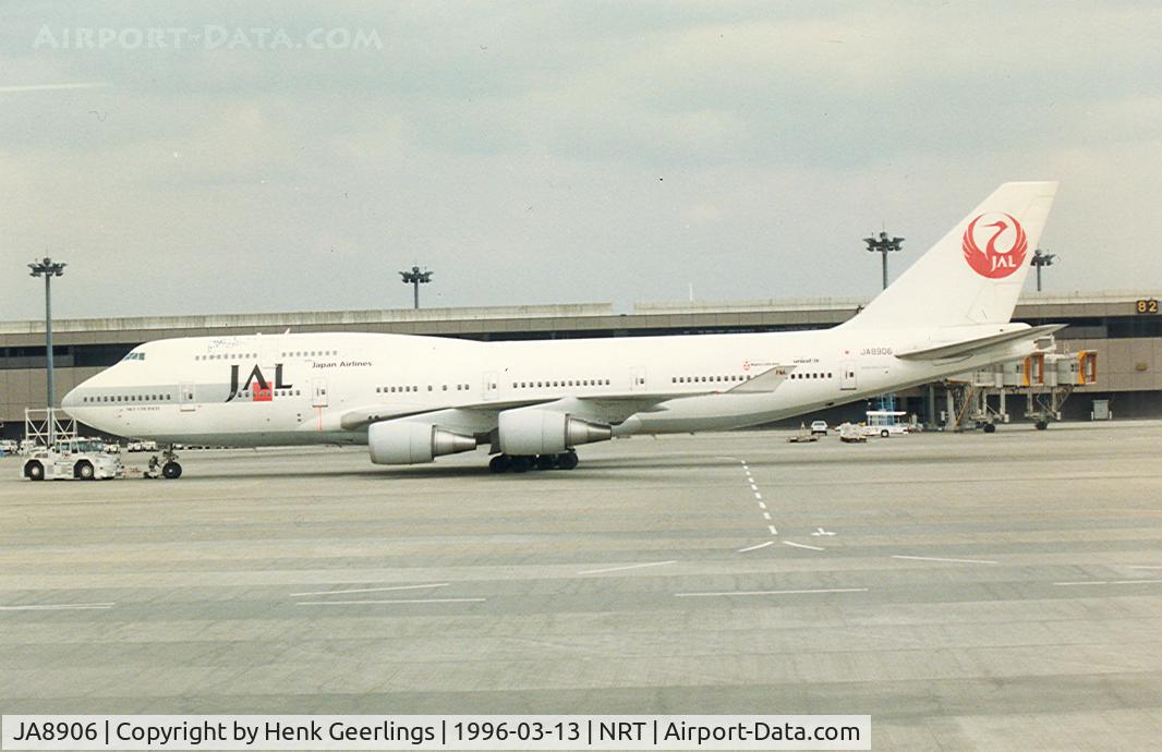 JA8906, 1993 Boeing 747-446 C/N 26350, Japan Airlines - JAL