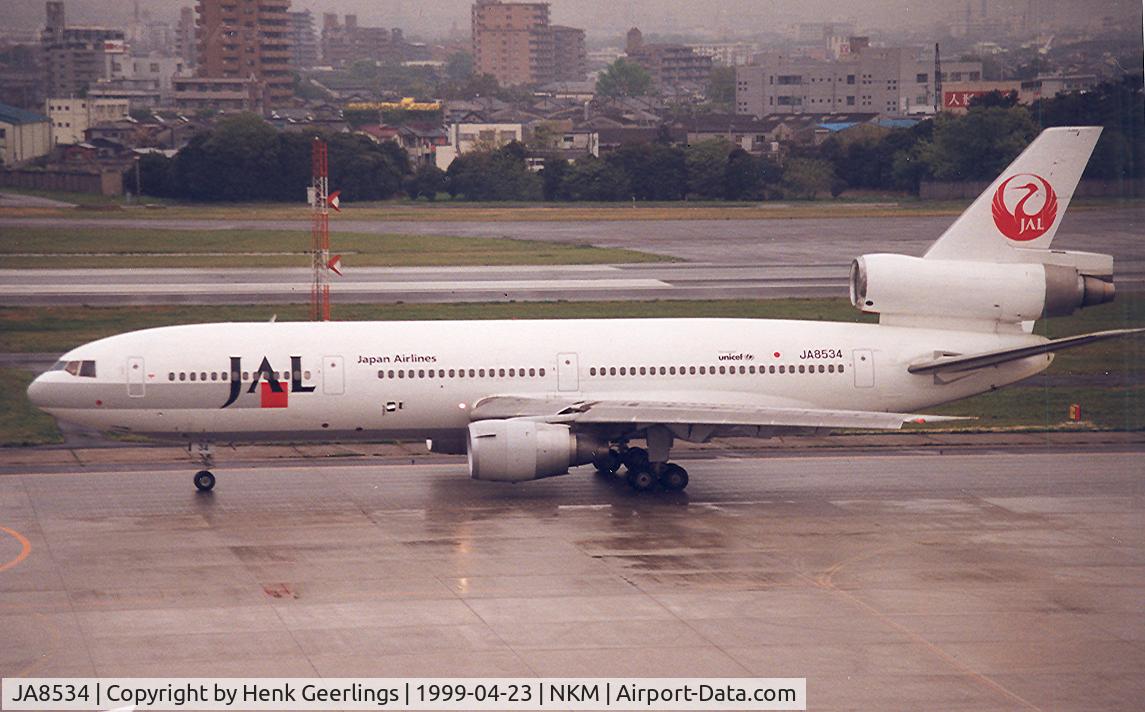 JA8534, 1975 Douglas DC-10-40 C/N 46913, Japan Airlines