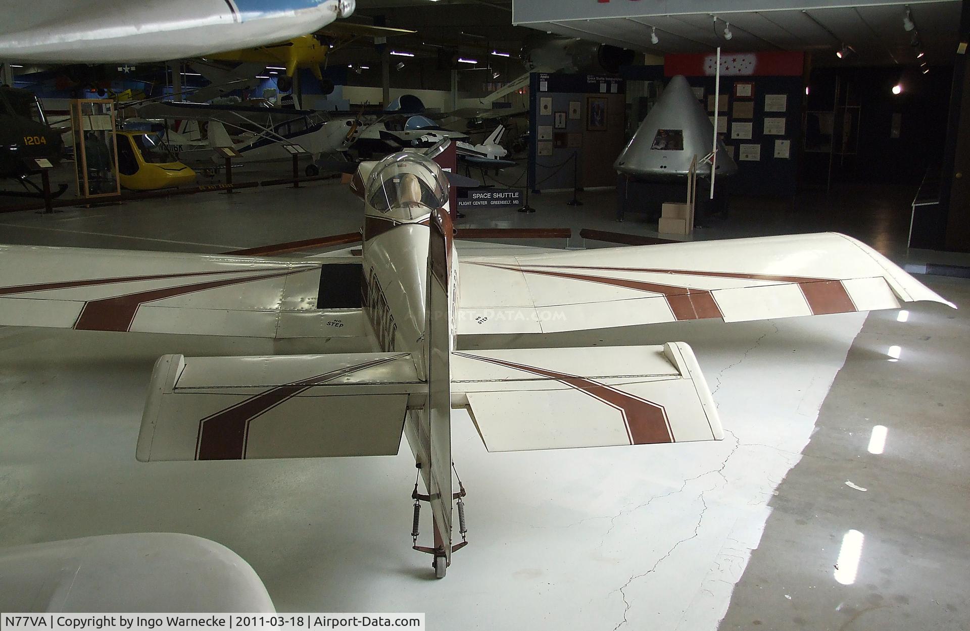 N77VA, 1973 Armstrong Aeronaut C/N 1, Armstrong Aeronaut at the Mid-America Air Museum, Liberal KS