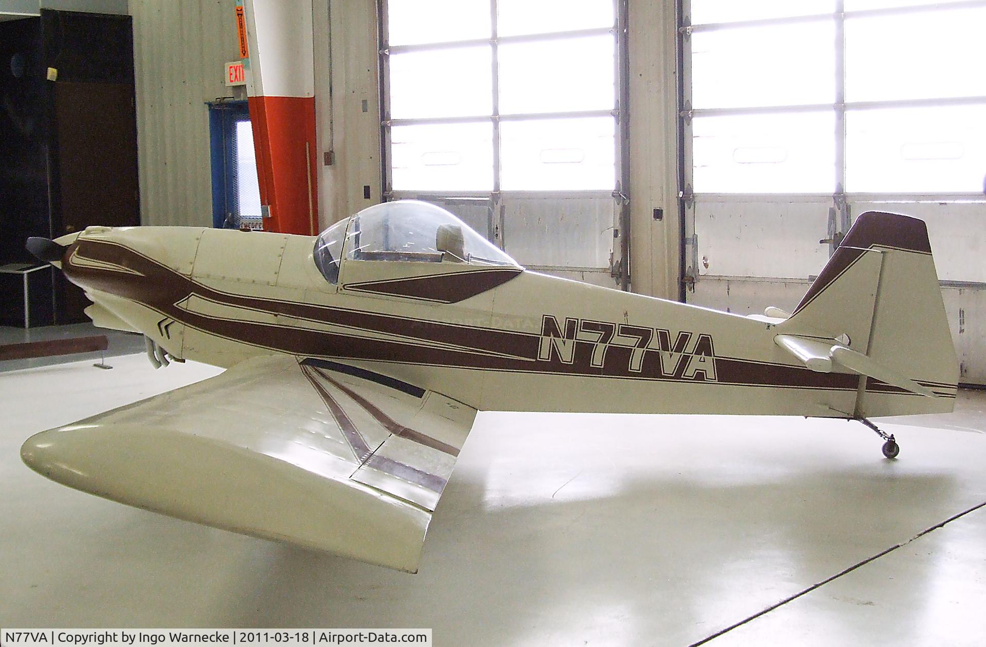 N77VA, 1973 Armstrong Aeronaut C/N 1, Armstrong Aeronaut at the Mid-America Air Museum, Liberal KS