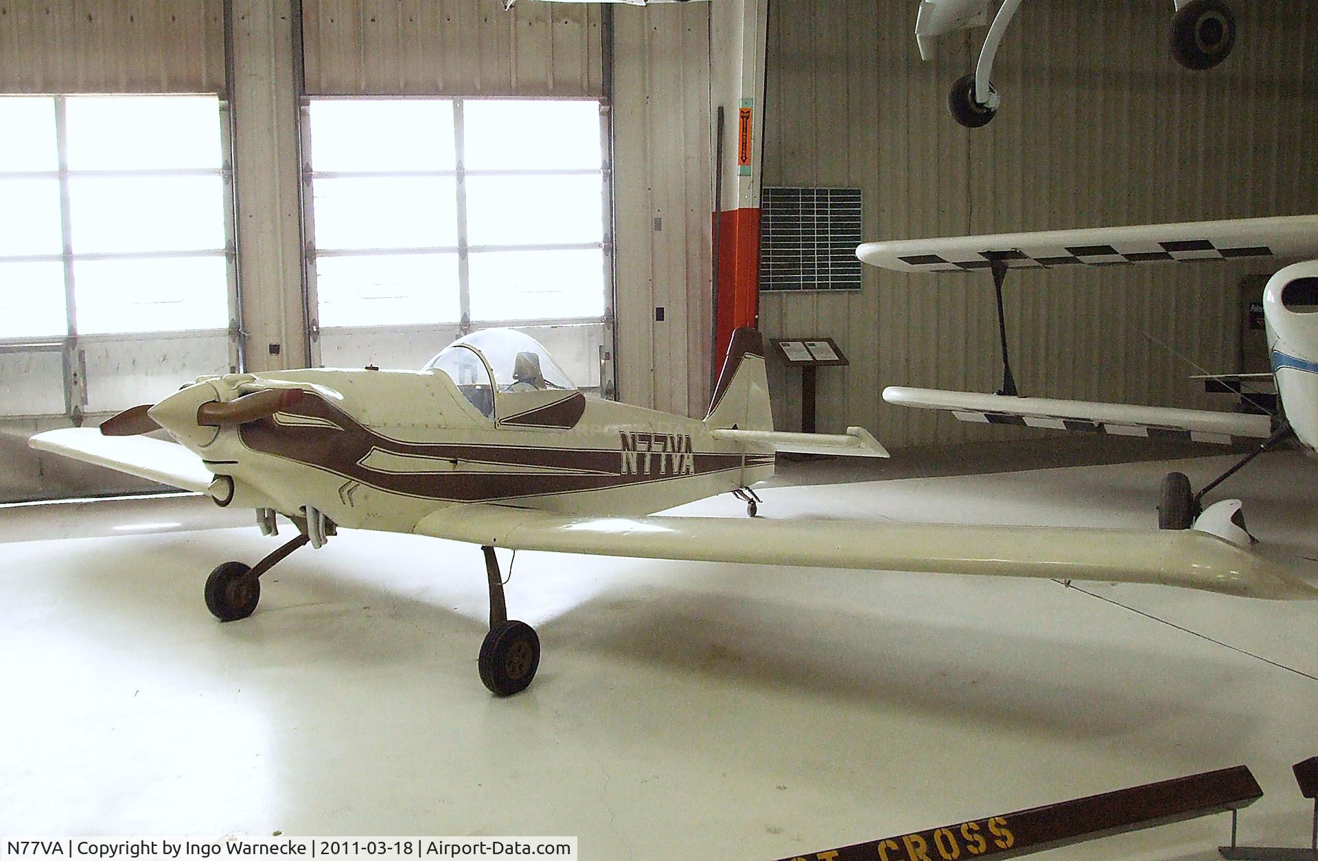 N77VA, 1973 Armstrong Aeronaut C/N 1, Armstrong Aeronaut at the Mid-America Air Museum, Liberal KS