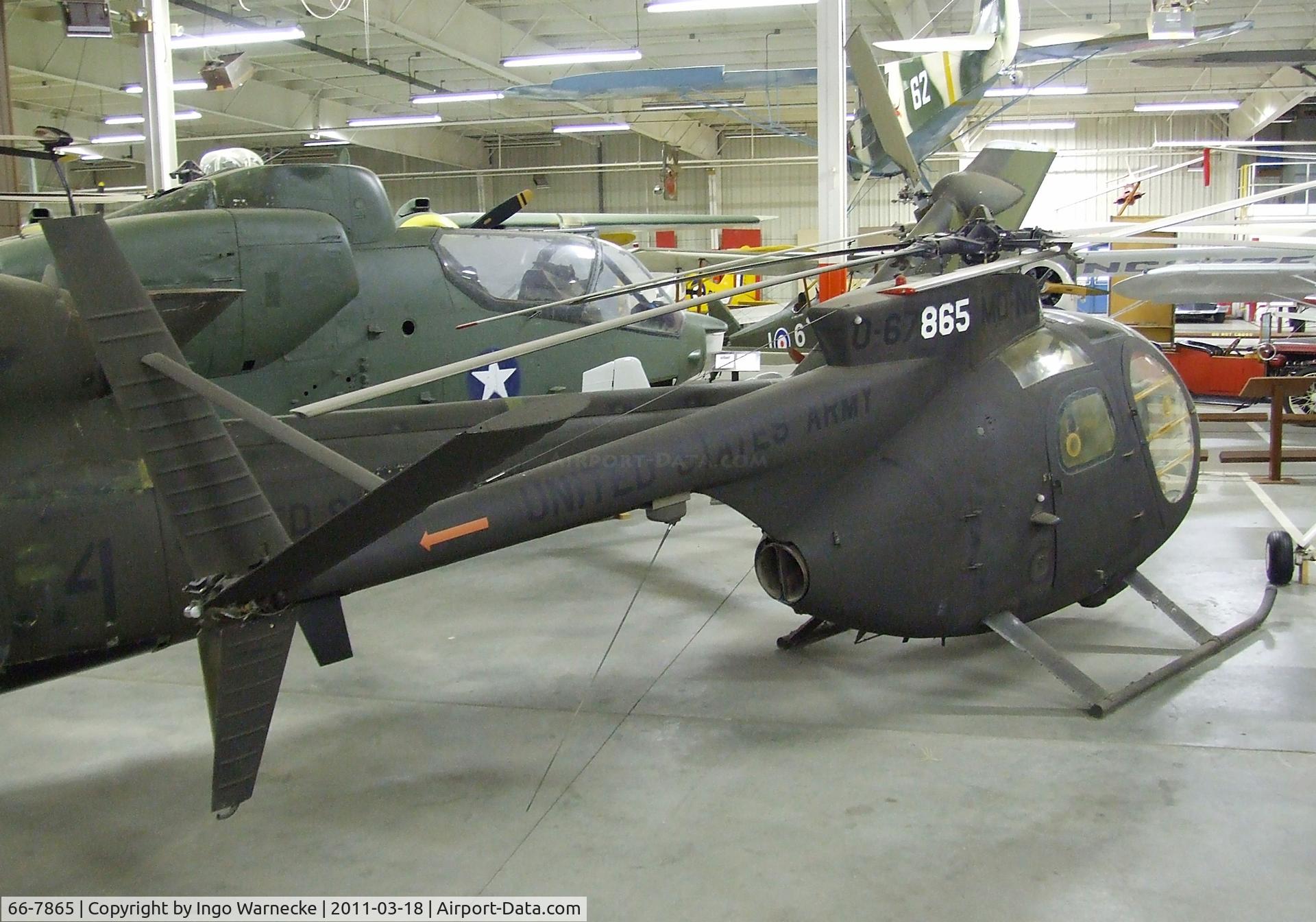 66-7865, 1966 Hughes OH-6A Cayuse C/N 0179, Hughes OH-6A Cayuse at the Mid-America Air Museum, Liberal KS