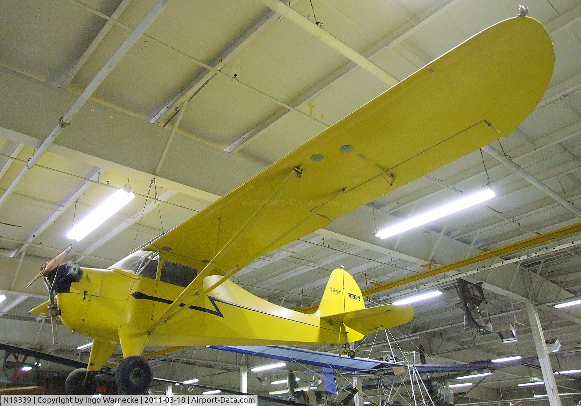 N19339, 1945 Aeronca K C/N K-208, Aeronca K at the Mid-America Air Museum, Liberal KS