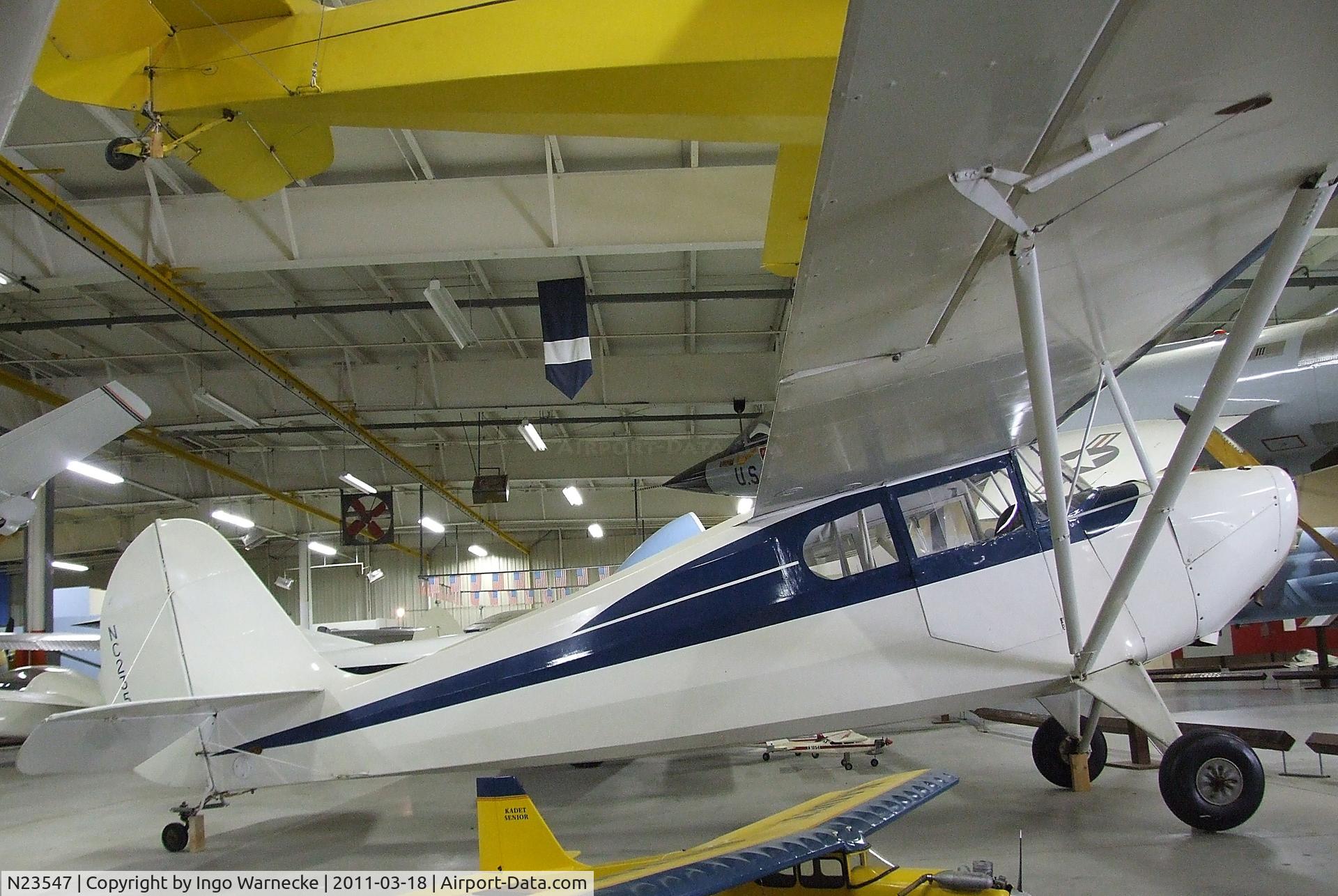 N23547, 1939 Aeronca 65-C C/N C5119, Aeronca 65-C at the Mid-America Air Museum, Liberal KS