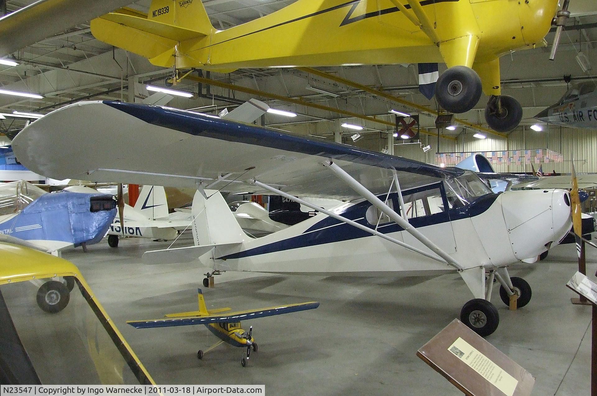 N23547, 1939 Aeronca 65-C C/N C5119, Aeronca 65-C at the Mid-America Air Museum, Liberal KS