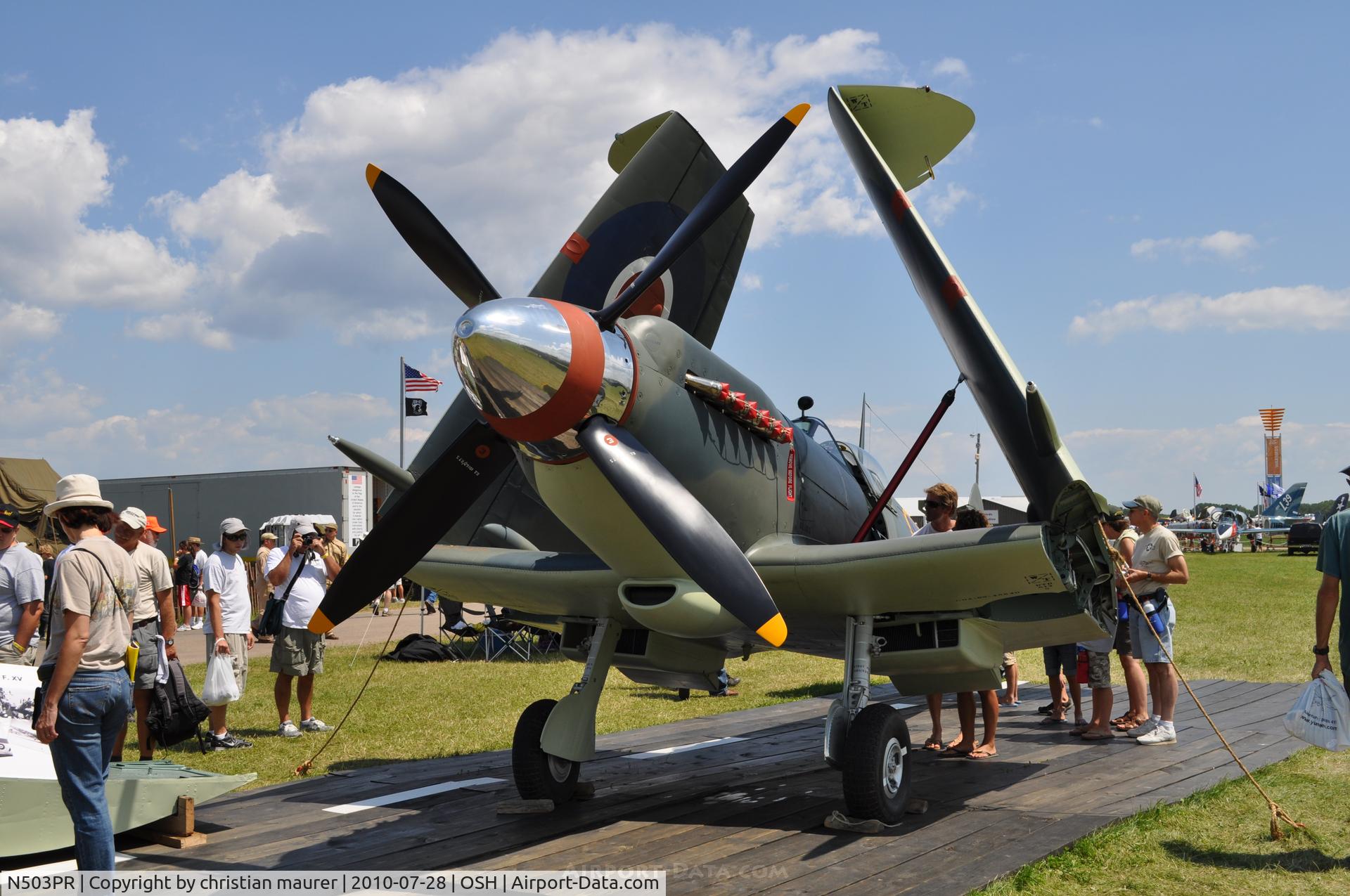 N503PR, 1945 Supermarine Seafire FXVc C/N COA.30621, seafire