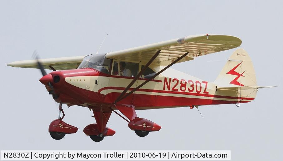 N2830Z, 1959 Piper PA-22-160 Tri Pacer C/N 22-6825, 1959 Piper PA-22-160