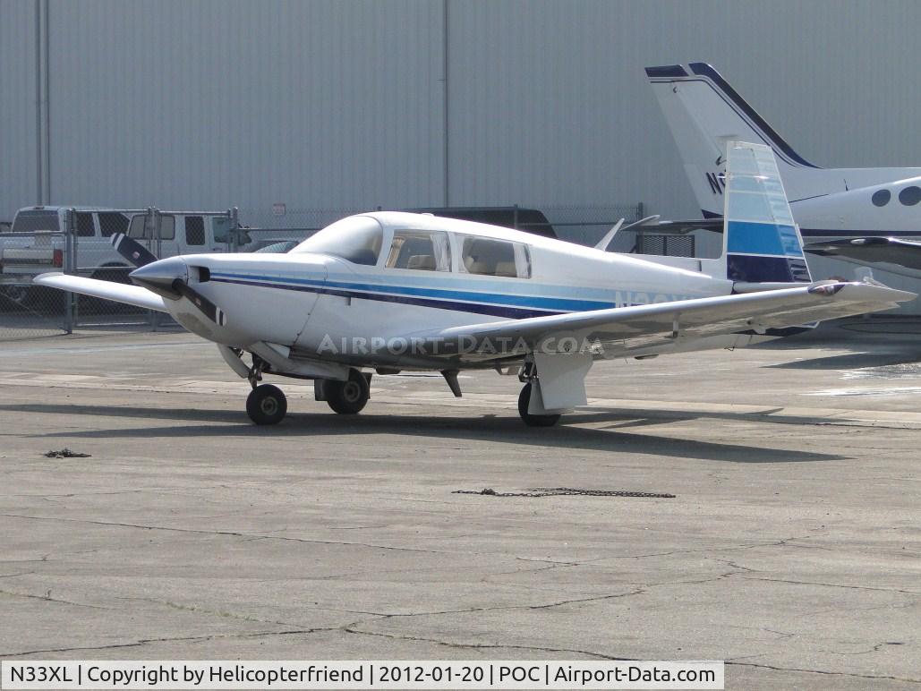 N33XL, 1981 Mooney M20K C/N 25-0553, Parked at Howard Aviation parking area