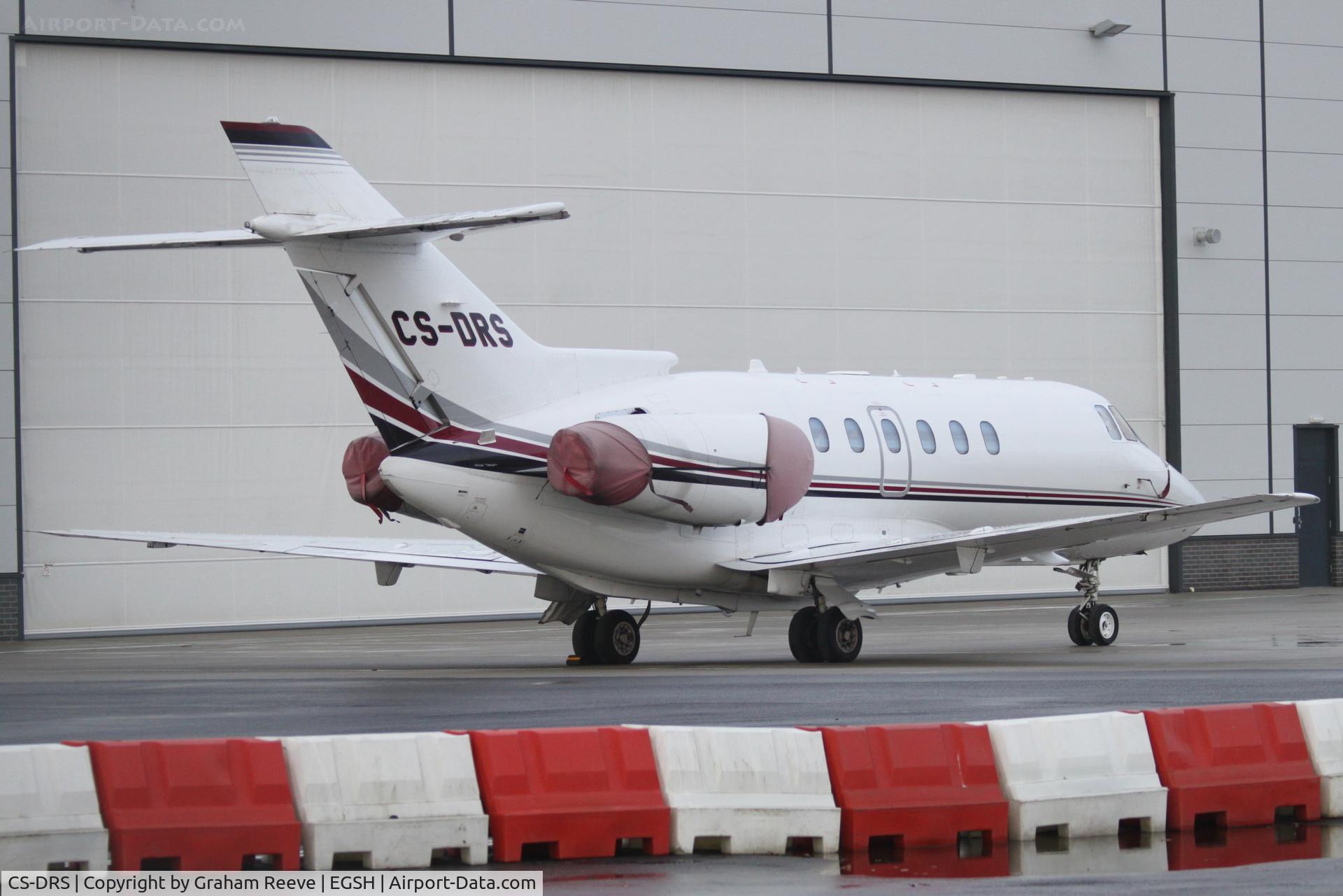 CS-DRS, 2006 Raytheon Hawker 800XP C/N 258795, Parked at Norwich.
