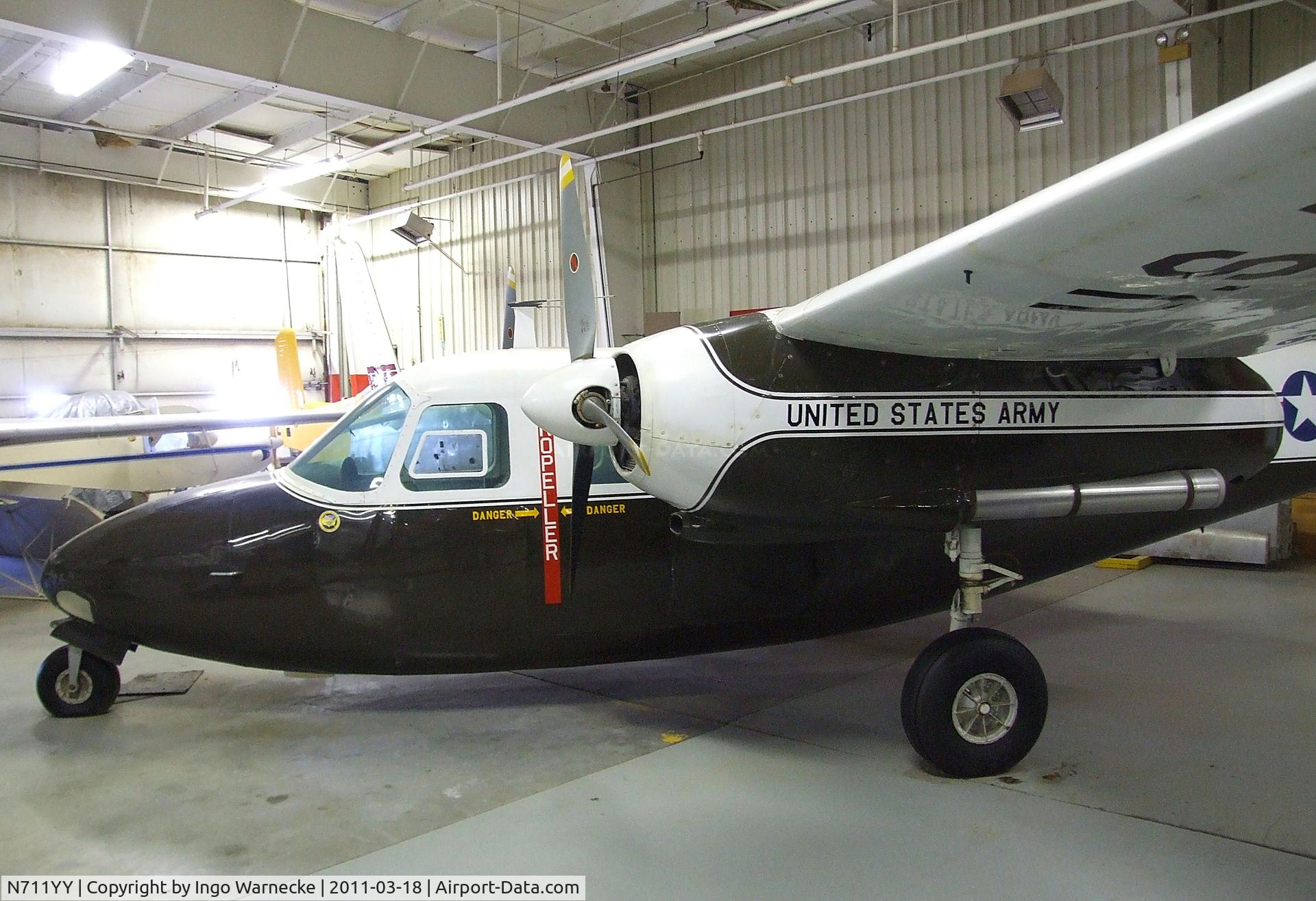 N711YY, 1953 Aero Commander 520 C/N 520-76, Aero Commander 520 at the Mid-America Air Museum, Liberal KS