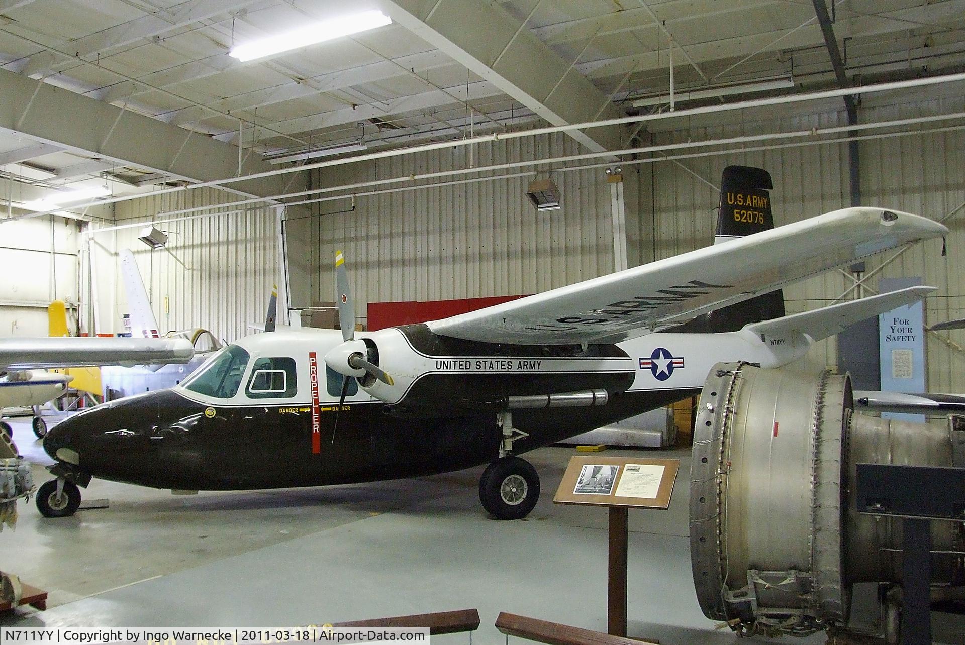 N711YY, 1953 Aero Commander 520 C/N 520-76, Aero Commander 520 at the Mid-America Air Museum, Liberal KS