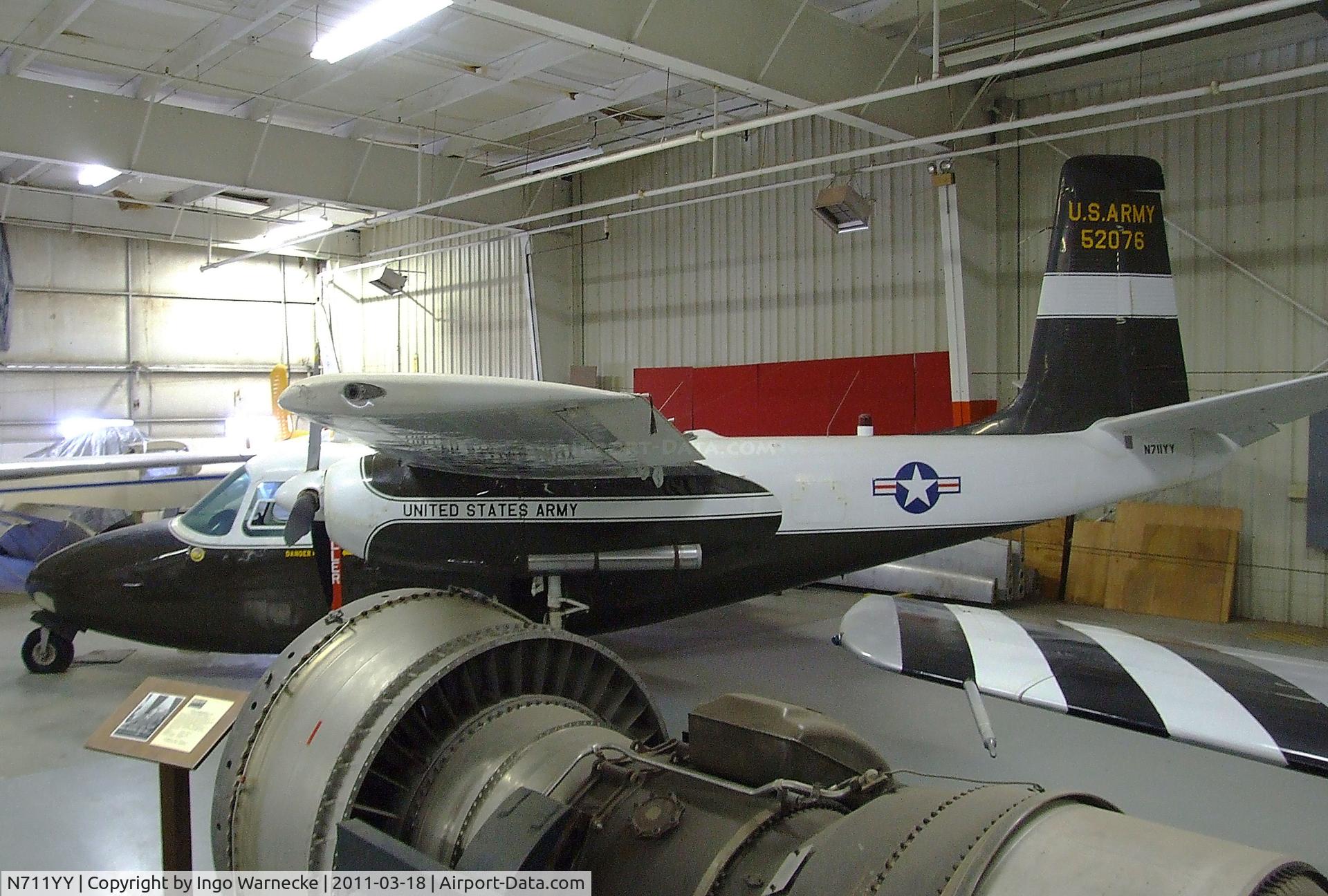 N711YY, 1953 Aero Commander 520 C/N 520-76, Aero Commander 520 at the Mid-America Air Museum, Liberal KS
