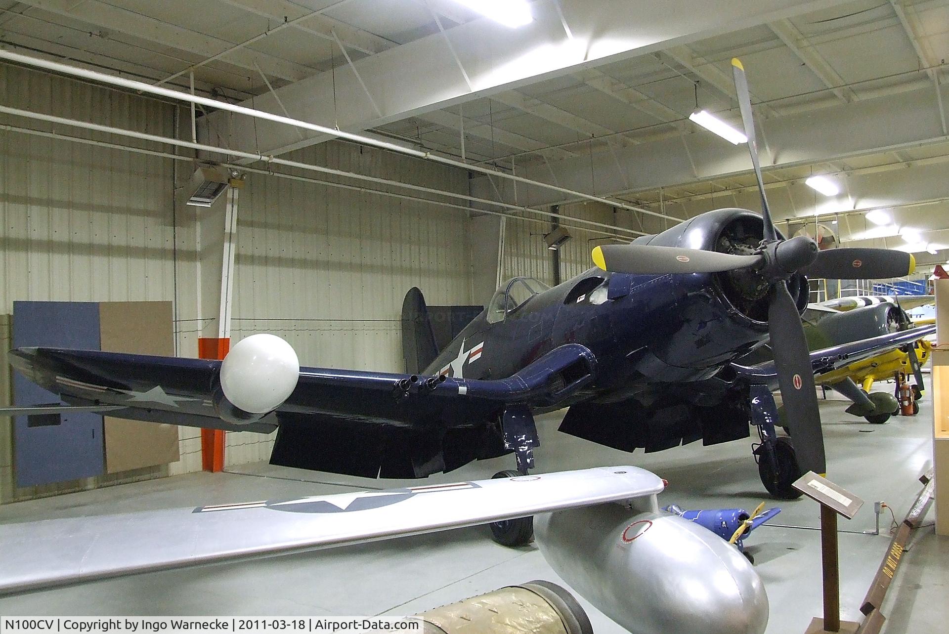 N100CV, 1948 Vought F4U-5 Corsair C/N Not found (Bu124447), Vought F4U-5NL Corsair at the Mid-America Air Museum, Liberal KS