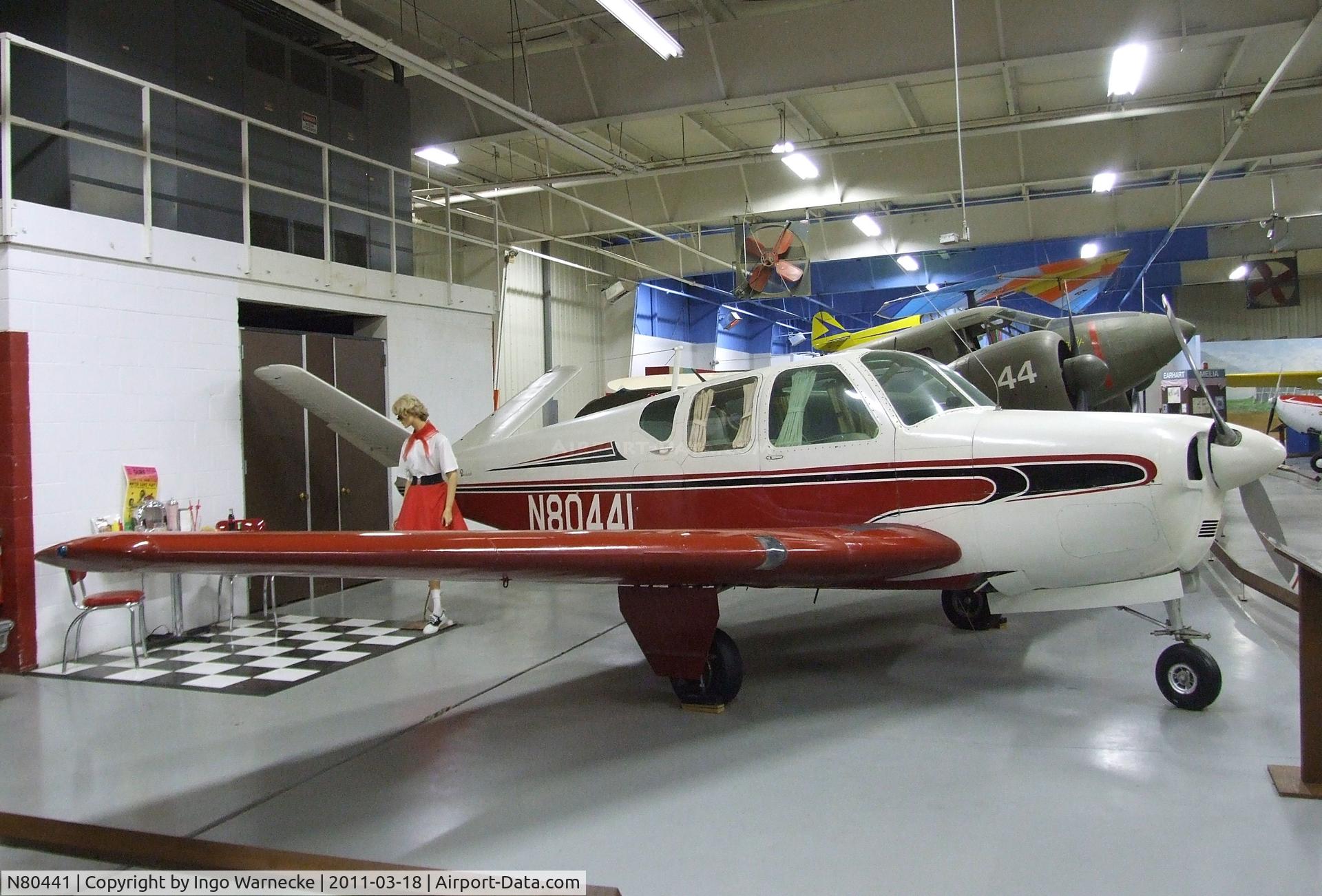 N80441, 1947 Beech 35 Bonanza C/N D-41, Beechcraft 35 Bonanza at the Mid-America Air Museum, Liberal KS