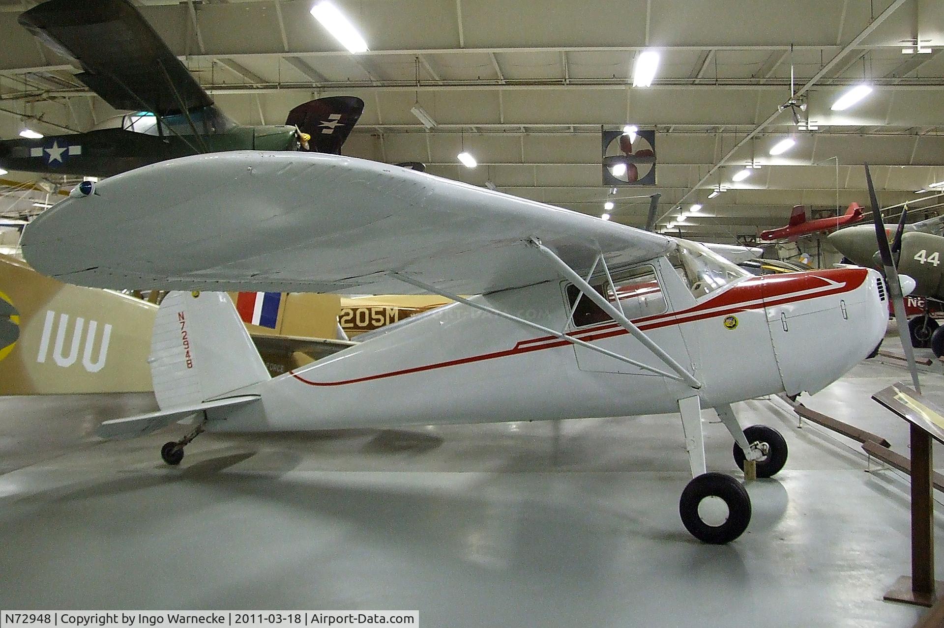 N72948, 1946 Cessna 120 C/N 10146, Cessna 120 at the Mid-America Air Museum, Liberal KS