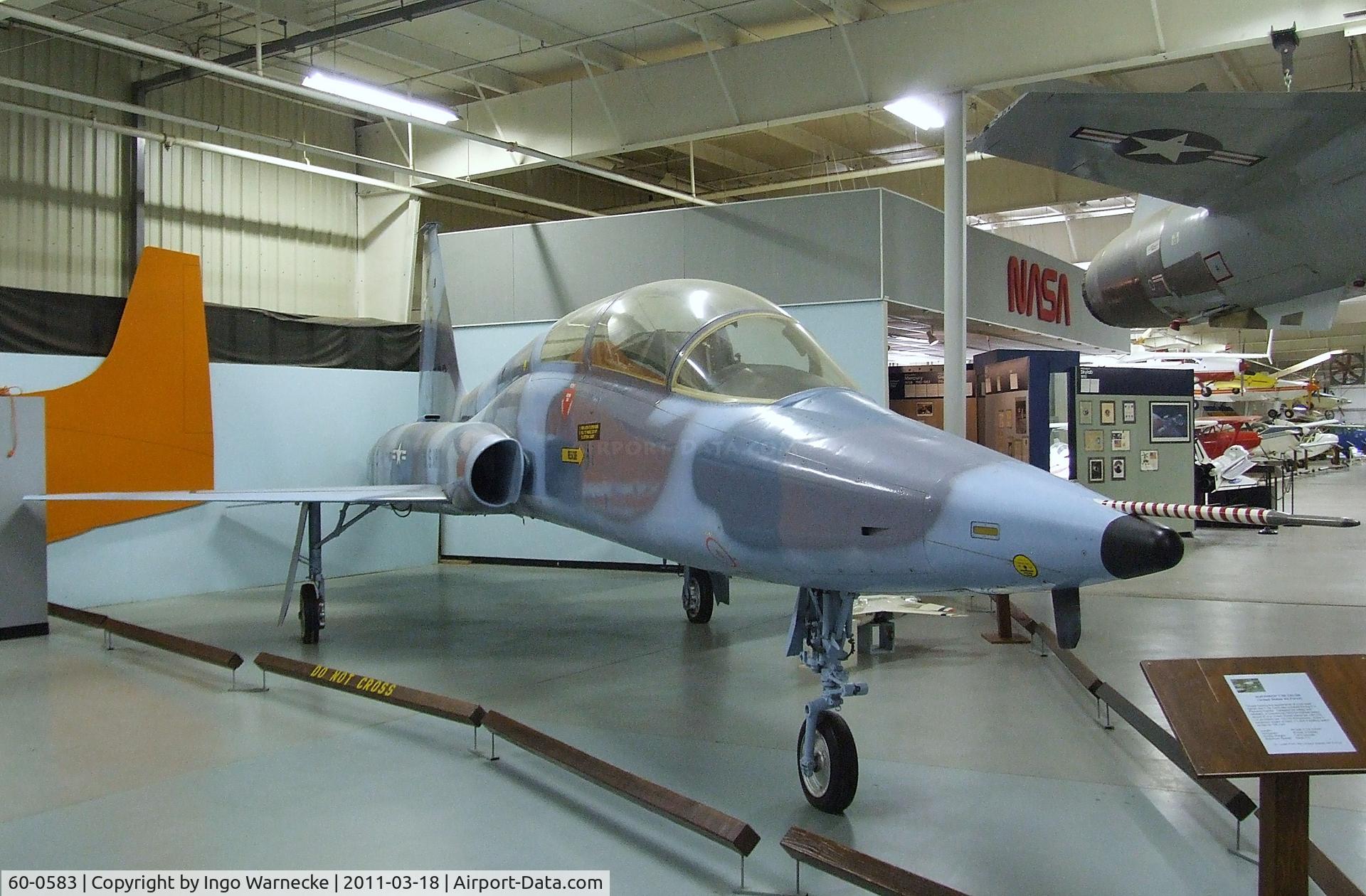 60-0583, Northrop GT-38A Talon C/N N.5156, Northrop GT-38A Talon at the Mid-America Air Museum, Liberal KS