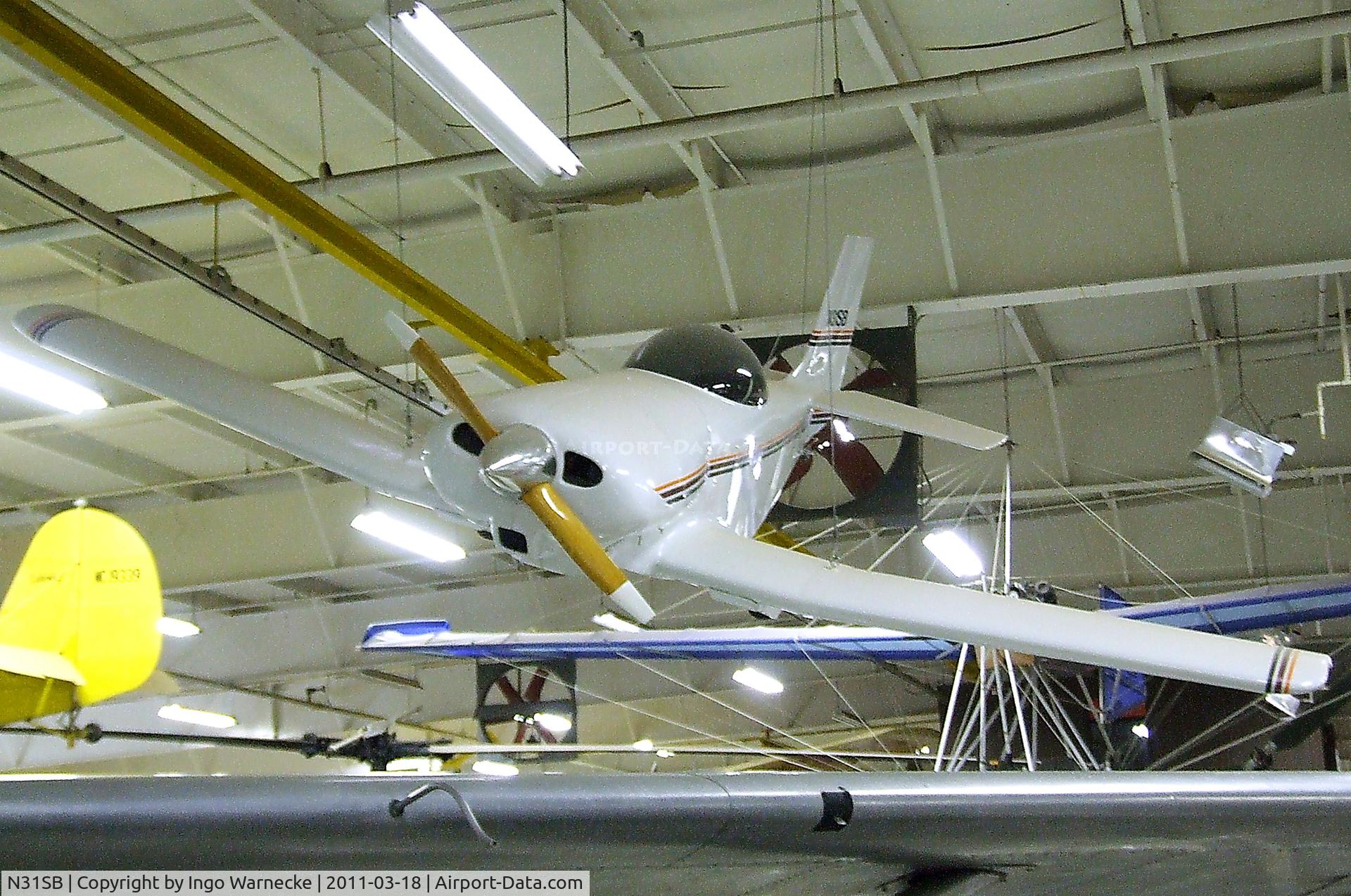 N31SB, Rand Robinson KR-1 C/N ONE, Rand-Robinson (S.J. Bailey) KR-1 at the Mid-America Air Museum, Liberal KS