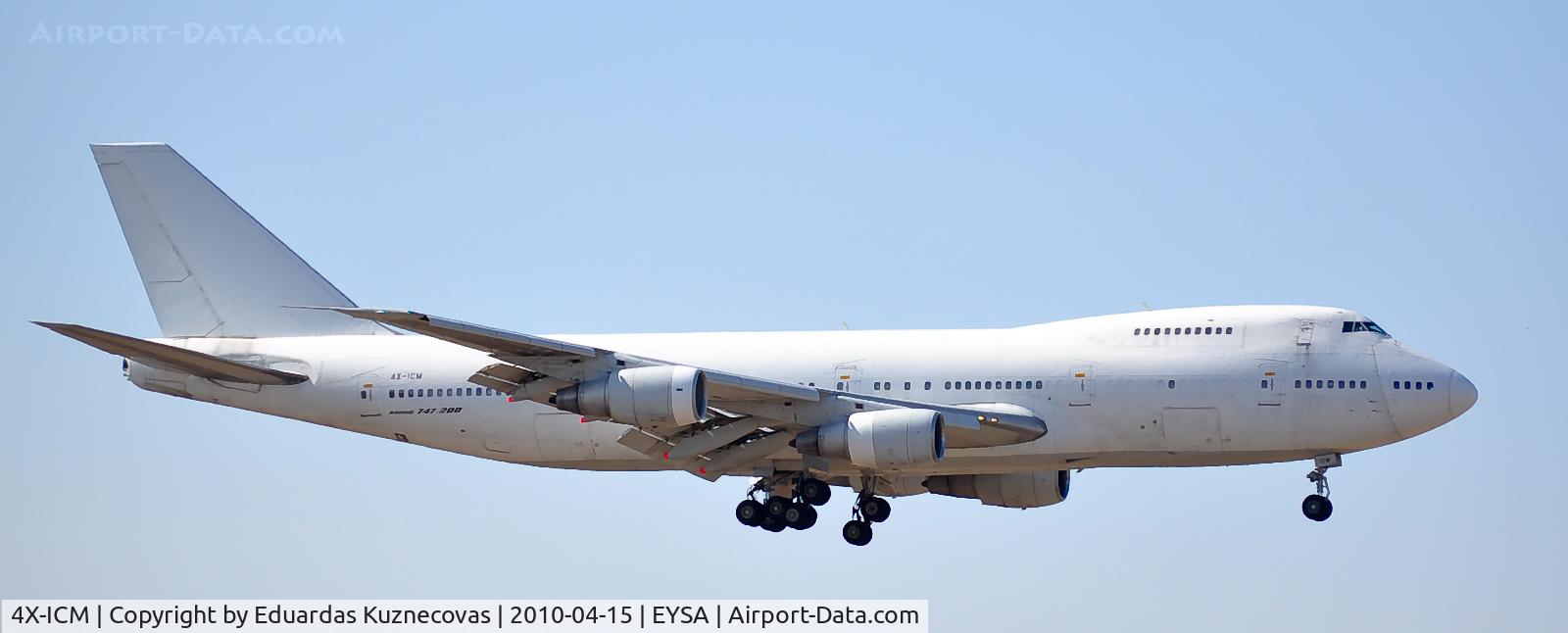 4X-ICM, 1980 Boeing 747-271C C/N 21965, Landing