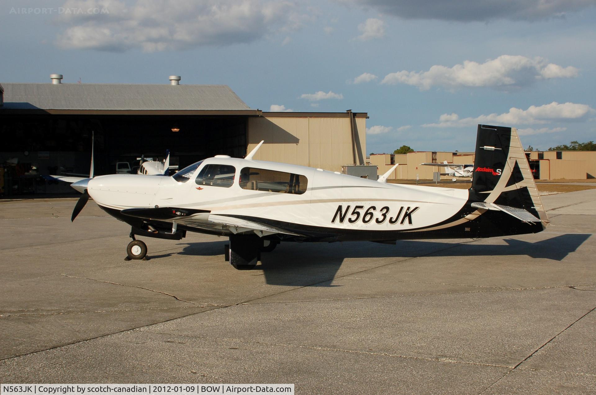 N563JK, 2008 Mooney M20TN Acclaim C/N 31-0107, 2008 Mooney M20TN N563JK at Bartow Municipal Airport, Bartow, FL