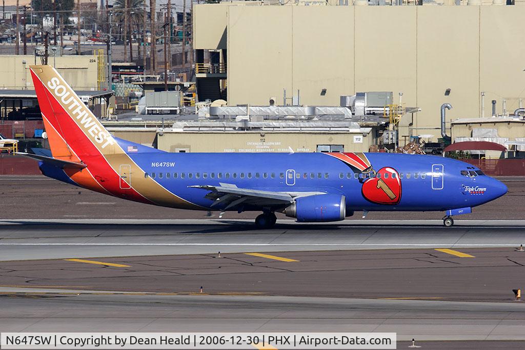 N647SW, 1997 Boeing 737-3H4 C/N 27717, Southwest Airlines 