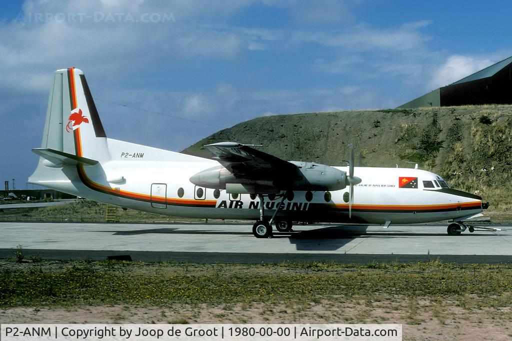 P2-ANM, 1966 Fokker F-27-200 Friendship C/N 10297, from the G.Bouma collection. Any help finding the date and location where the picture was taken is appreciated.