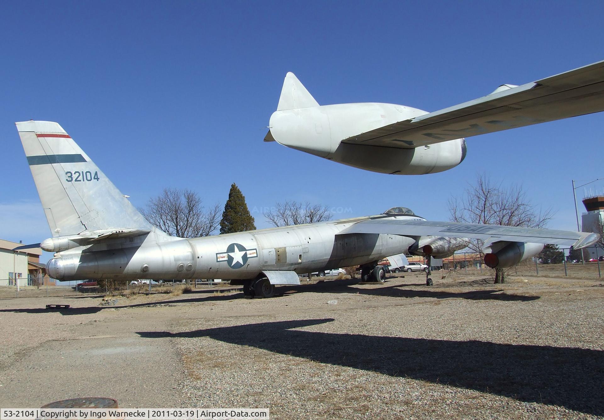 53-2104, 1952 Boeing B-47E-45-DT Stratojet C/N 44450, Boeing B-47E Stratojet at the Pueblo Weisbrod Aircraft Museum, Pueblo CO