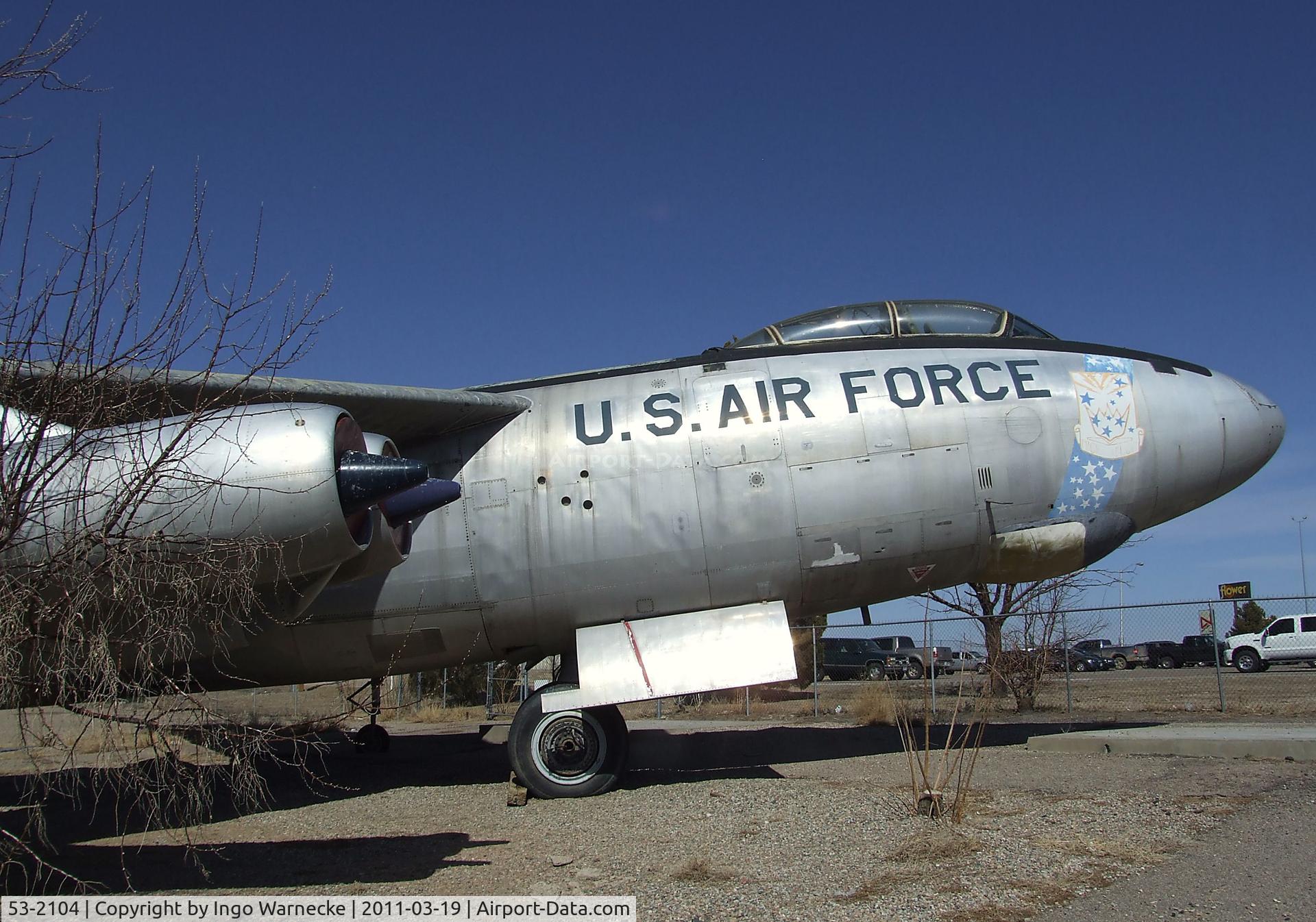 53-2104, 1952 Boeing B-47E-45-DT Stratojet C/N 44450, Boeing B-47E Stratojet at the Pueblo Weisbrod Aircraft Museum, Pueblo CO