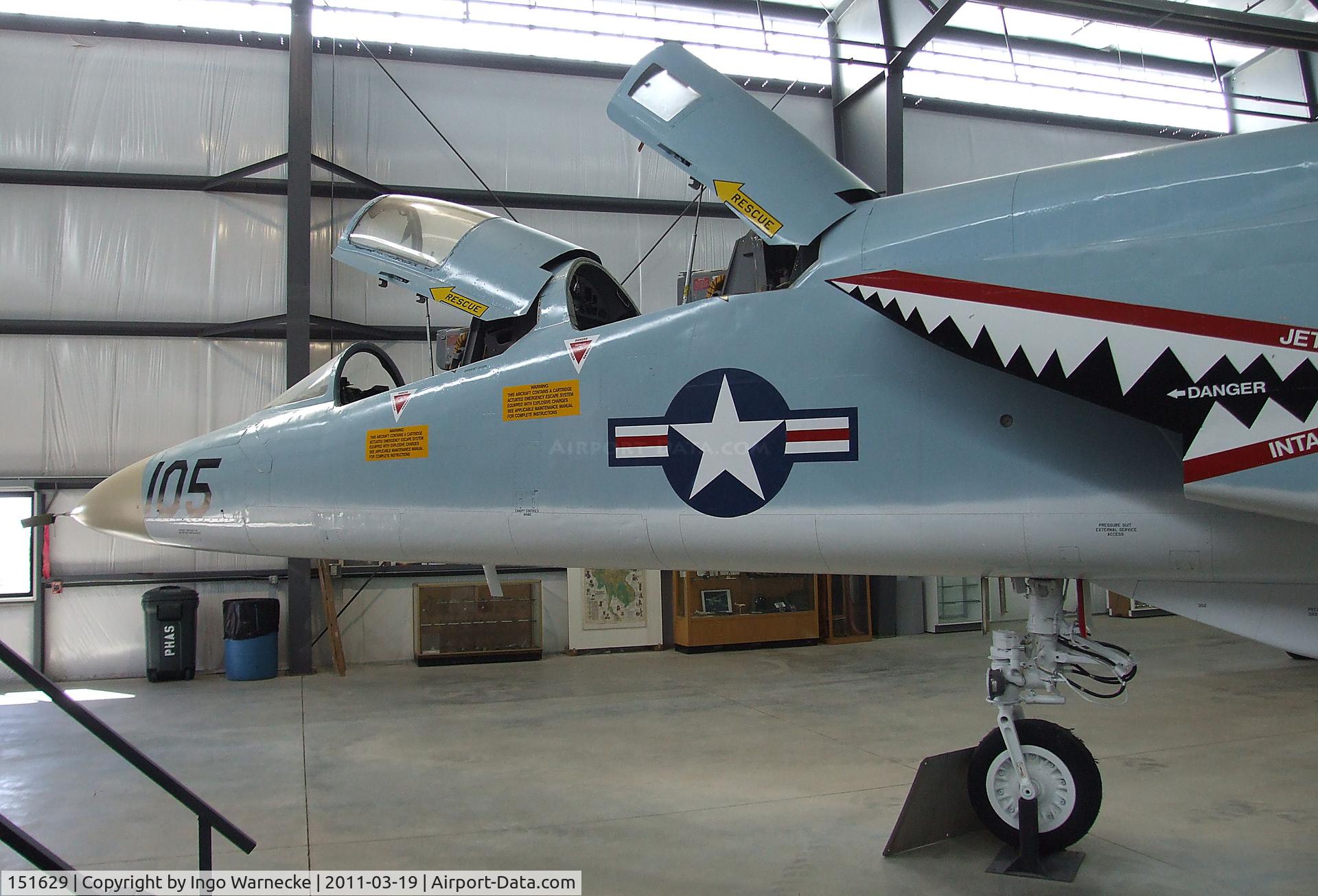 151629, North American RA-5C Vigilante C/N NA283-35, North American RA-5C Vigilante at the Pueblo Weisbrod Aircraft Museum, Pueblo CO