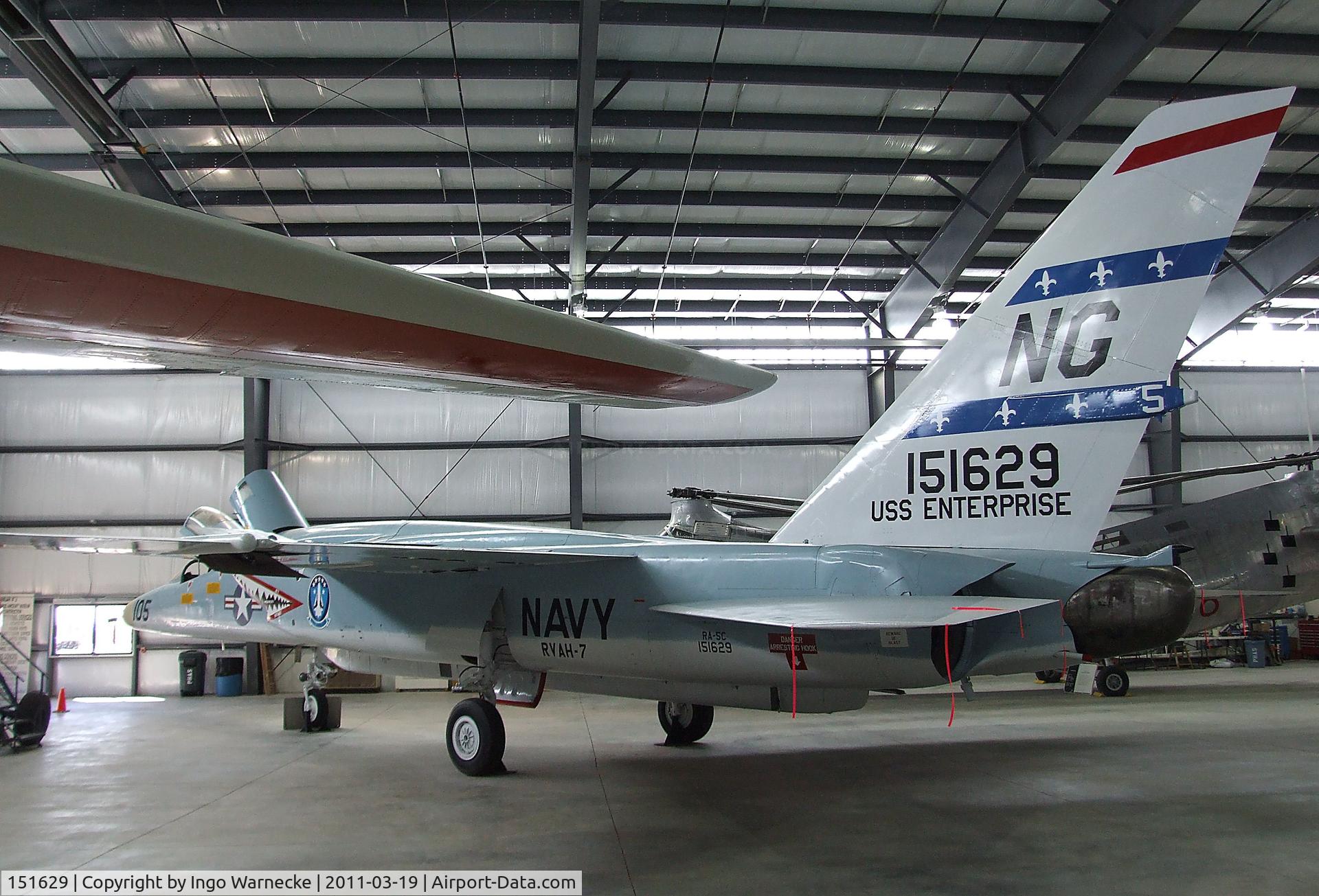 151629, North American RA-5C Vigilante C/N NA283-35, North American RA-5C Vigilante at the Pueblo Weisbrod Aircraft Museum, Pueblo CO
