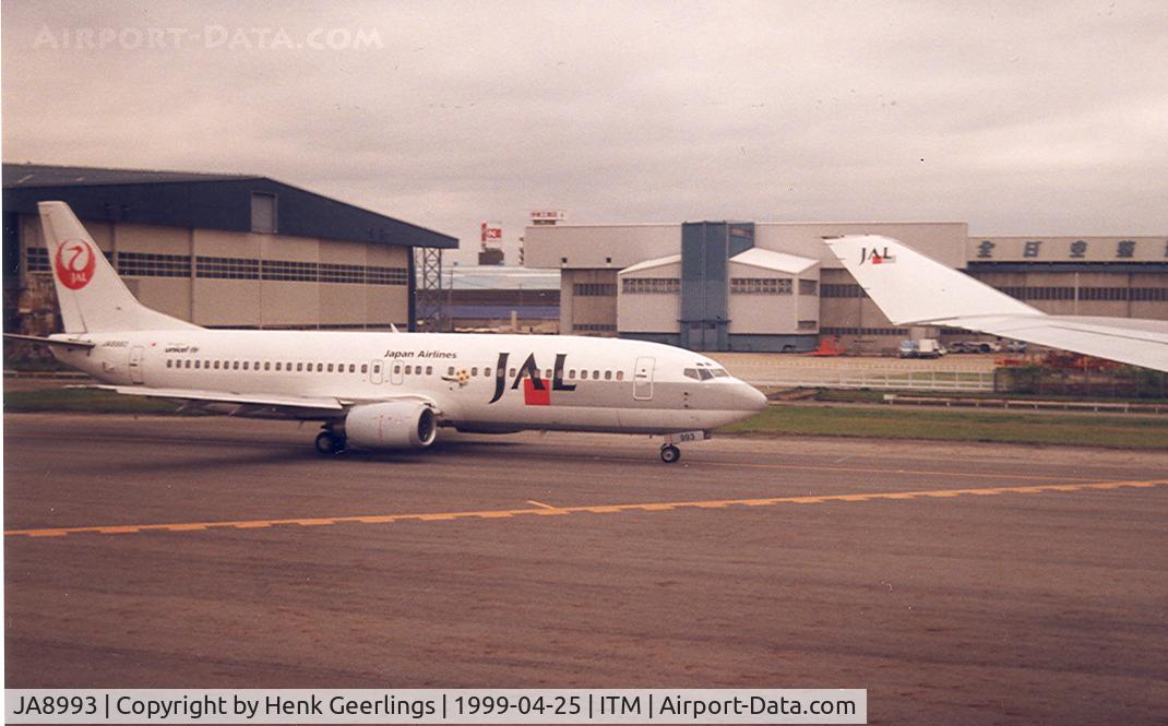 JA8993, 1996 Boeing 737-446 C/N 28087, Japan Airlines