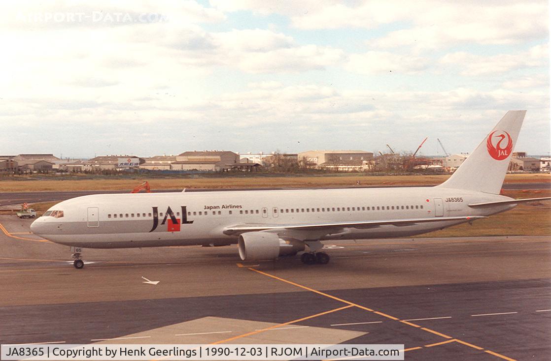 JA8365, 1990 Boeing 767-346 C/N 24783, Japan Airlines 

MYI - HND in 56 minutes
