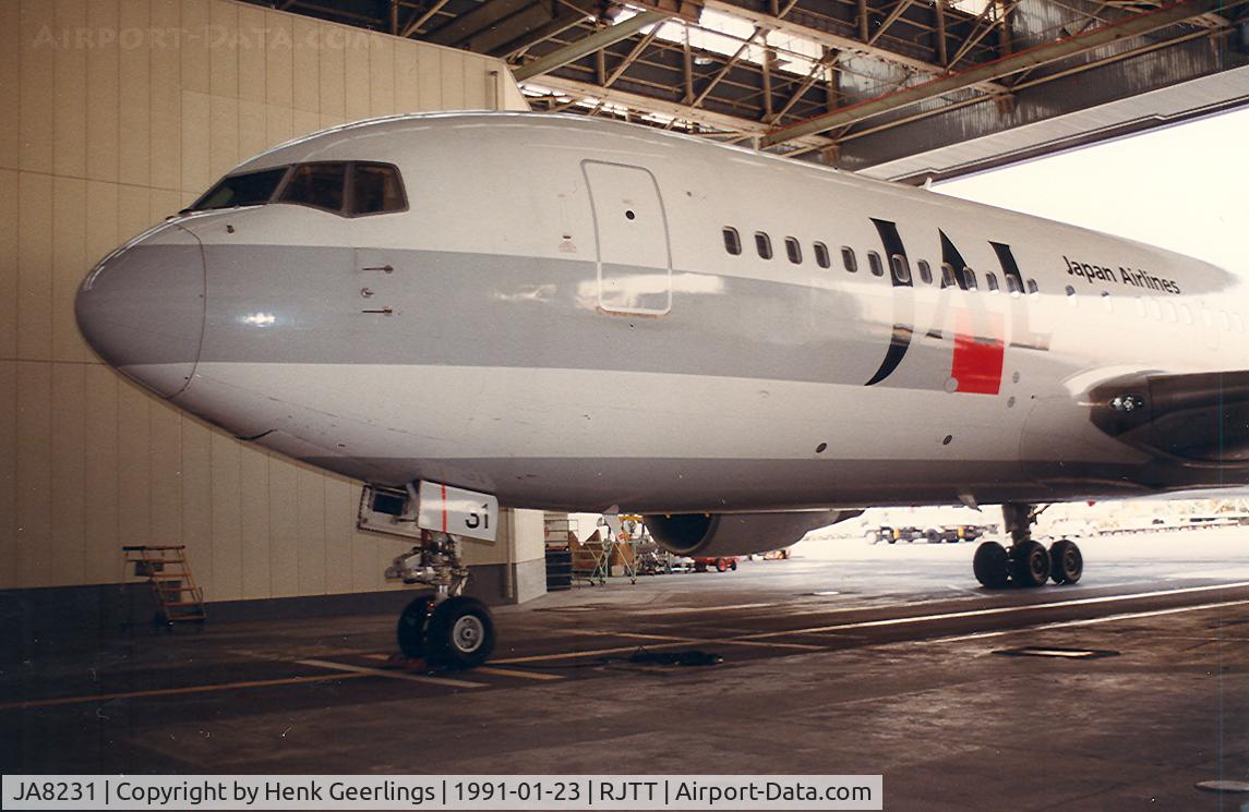 JA8231, 1985 Boeing 767-246 C/N 23212, Japan Airlines