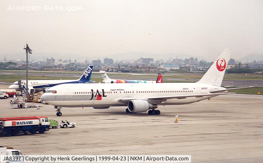 JA8397, Boeing 767-346 C/N 27311, Japan Airlines