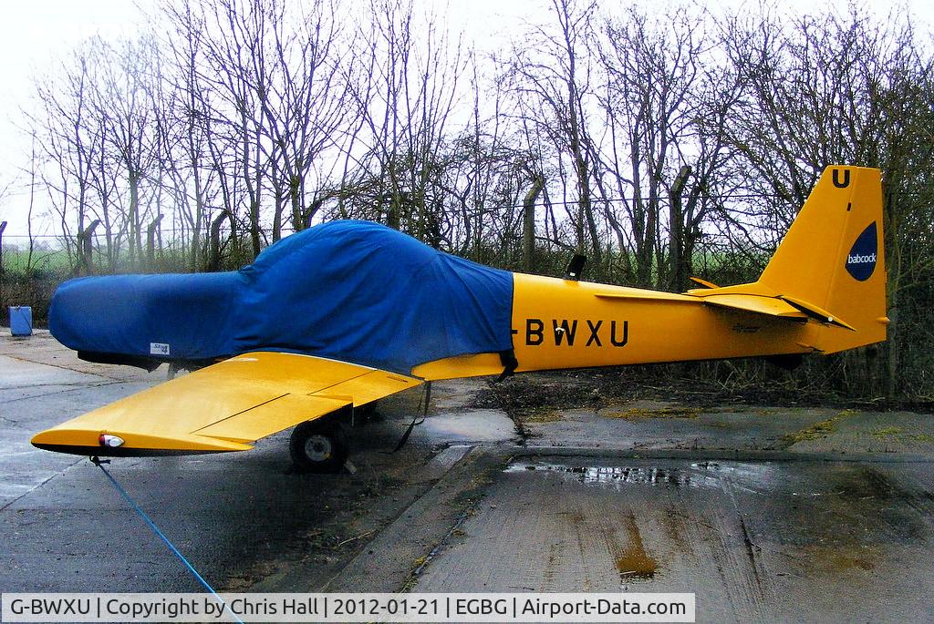 G-BWXU, 1997 Slingsby T-67M-260 Firefly C/N 2255, ex Babcock Defence Services T-67 in storage at Leicester