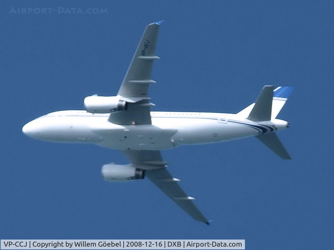 VP-CCJ, 2005 Airbus A319-133 C/N 2421, Take off from Dubai airport