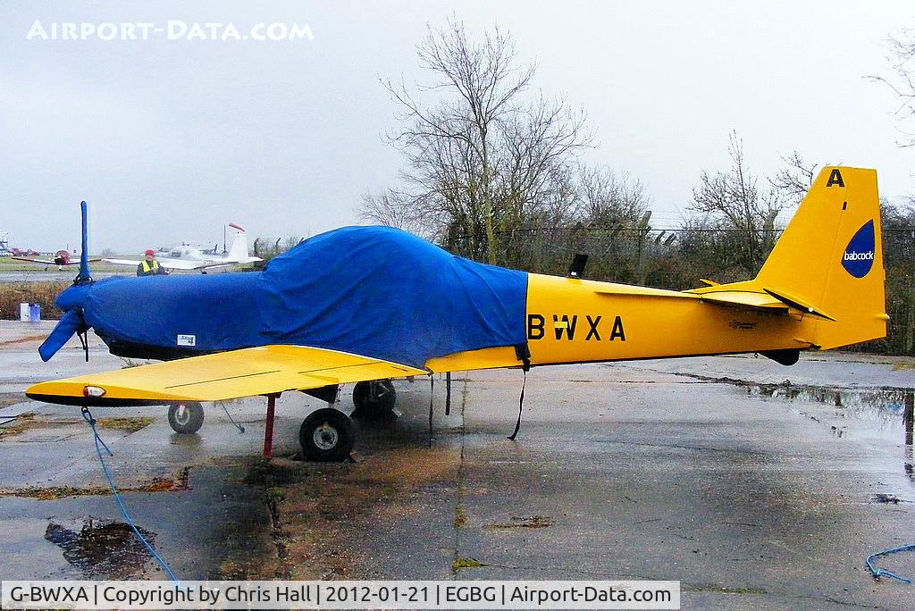 G-BWXA, 1996 Slingsby T-67M-260 Firefly C/N 2236, ex Babcock Defence Services T-67 in storage at Leicester