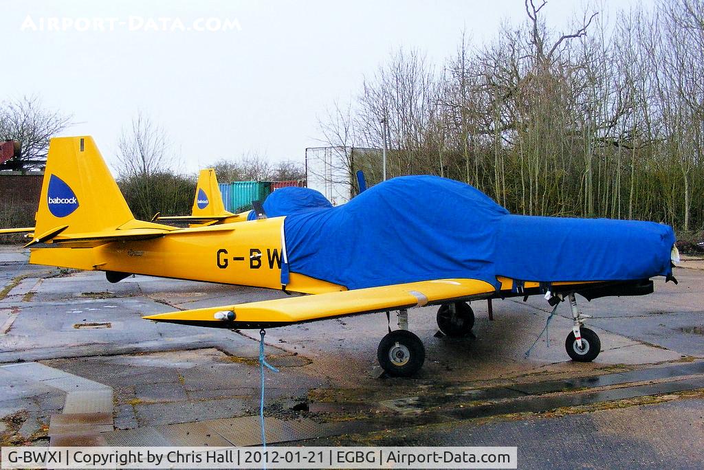 G-BWXI, 1996 Slingsby T-67M-260 Firefly C/N 2244, ex Babcock Defence Services T-67 in storage at Leicester