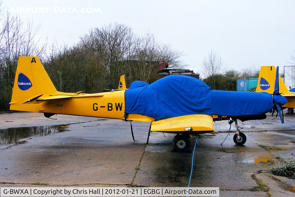 G-BWXA, 1996 Slingsby T-67M-260 Firefly C/N 2236, ex Babcock Defence Services T-67 in storage at Leicester