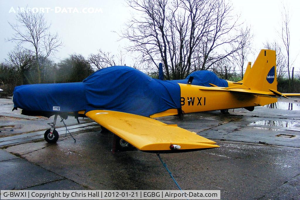 G-BWXI, 1996 Slingsby T-67M-260 Firefly C/N 2244, ex Babcock Defence Services T-67 in storage at Leicester