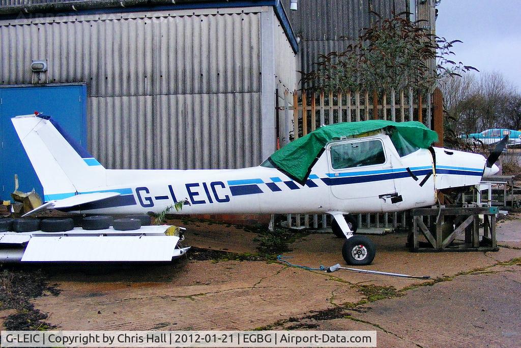 G-LEIC, 1985 Reims FA152 Aerobat C/N 0416, now wfu after making a forced landing into a field after the engine suddenly lost power while departing from Leicester, 19th May 2011