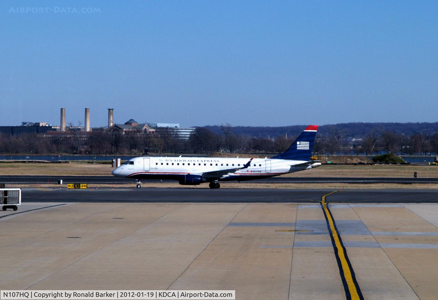 N107HQ, 2007 Embraer 175LR (ERJ-170-200LR) C/N 17000165, DCA, VA