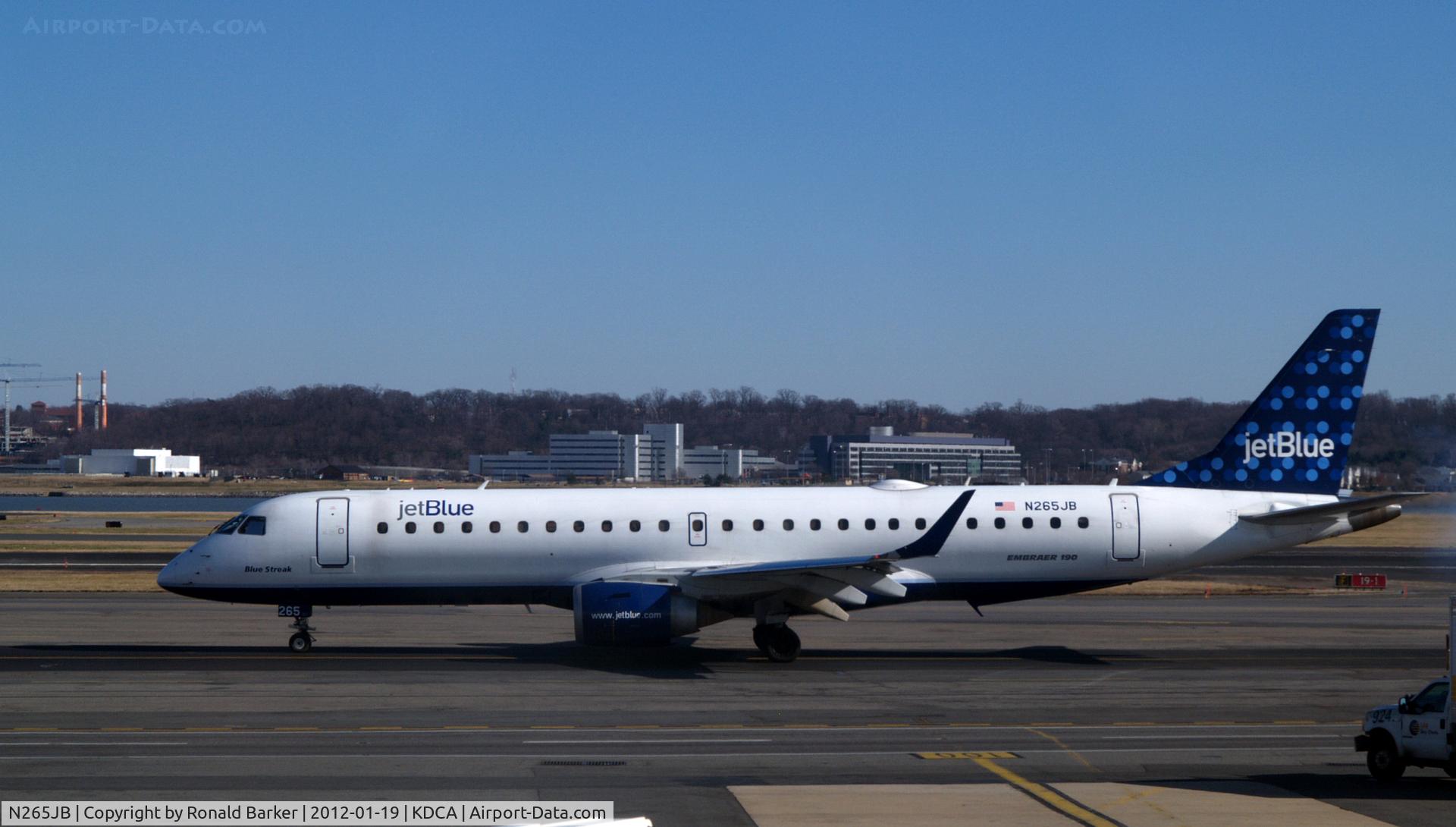 N265JB, 2006 Embraer ERJ-190-100 IGW 190AR C/N 19000049, DCA, VA